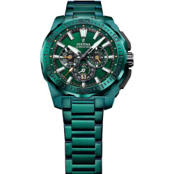 Reloj Festina Hombre Special Editions F20730/1 Cronógrafo Acero Verde 45,5 mm 200 m