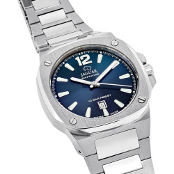 Reloj Jaguar Rondcarre Swiss Made Hombre J1024/1 Acero, Zafiro, Cuarzo y Calendario 10 ATM