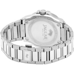 Reloj Jaguar Rondcarre Swiss Made Hombre J1024/1 Acero, Zafiro, Cuarzo y Calendario 10 ATM