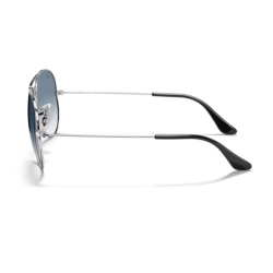 Gafas de sol Ray-ban Aviator RB3025 003/3F plateada lente azul degradada