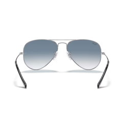 Gafas de sol Ray-ban Aviator RB3025 003/3F plateada lente azul degradada