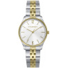Reloj Viceroy Mujer 41174-85 Acero Bicolor IP Dorado Esfera Blanca 32 mm 5 ATM