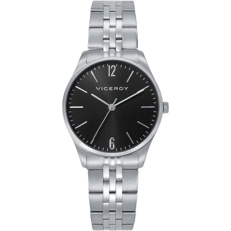 Reloj Viceroy Mujer 41174-55 Acero Inoxidable Esfera Negra 32 mm 5 ATM