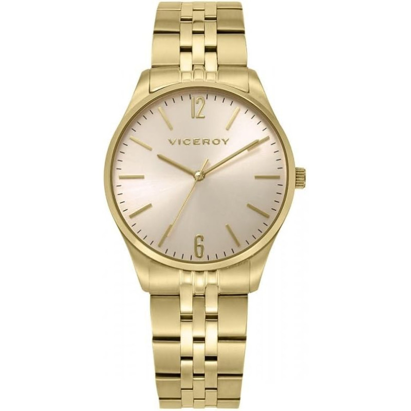 Reloj Viceroy Mujer 41174-25 Acero IP Dorado Esfera Champán 32 mm 5 ATM