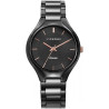 Reloj Viceroy Mujer 41172-57 Cerámica Negra Esfera Negra Oro Rosa 32 mm 5 ATM