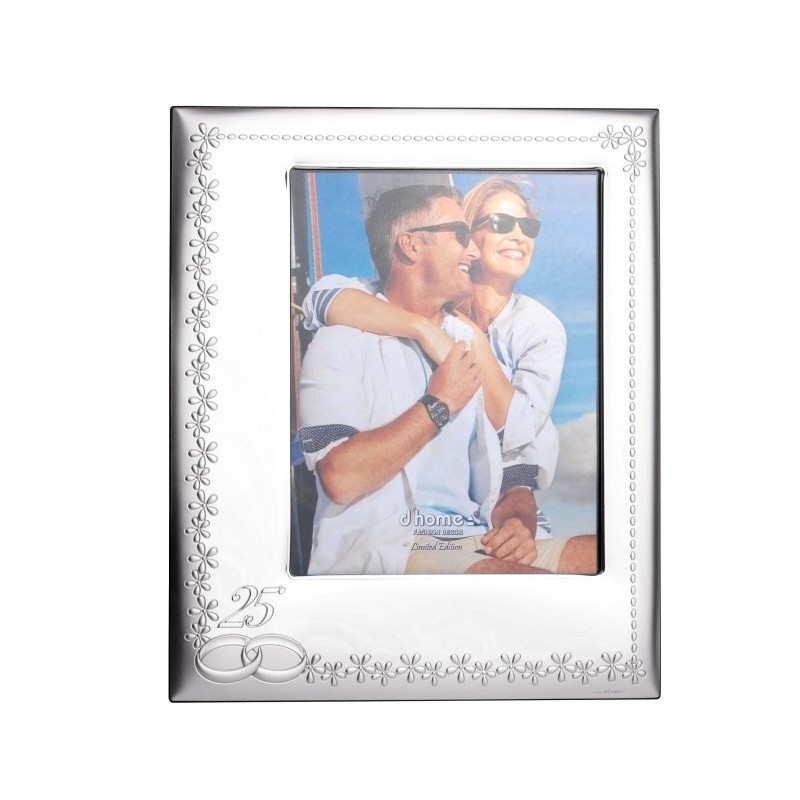 Marco fotos 25 Aniversario 20X25 pvd plateado