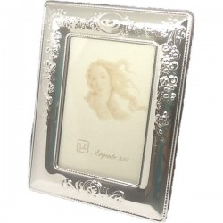 Marco fotos 25 Aniversario y bodas 9x13 bilaminado en Plata de ley