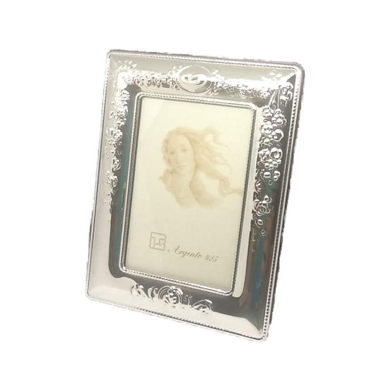 Marco fotos 25 Aniversario y bodas 9x13 bilaminado en Plata de ley